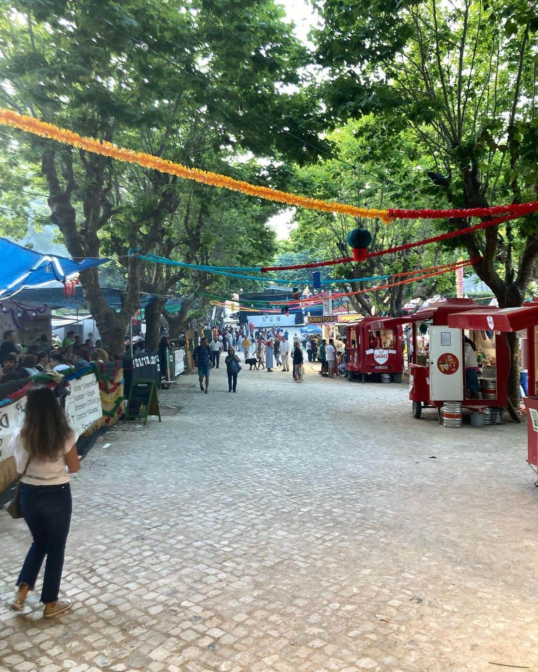 シーマス・デヴァーさんのインスタグラム写真 - (シーマス・デヴァーInstagram)「Here in Sintra, it’s Festa time! Up in São Pedro they are having a street fair with discount Sangria and I discovered a total of four pastry vendors in what I’m now referring to as “the Churro District.”」6月27日 16時08分 - seamuspatrickdever