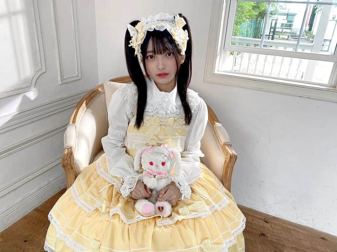 蛭田愛梨のインスタグラム：「地毛です👼  #BABYTHESTARSSHINEBRIGHT #lolita #kawaii  #fyp」