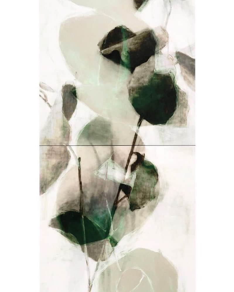 Uzo Hiramatsuのインスタグラム：「past work #painter #Japan #fukuoka #contemporaryart #painting #drawing #mixedmedia  #flower #flowers」