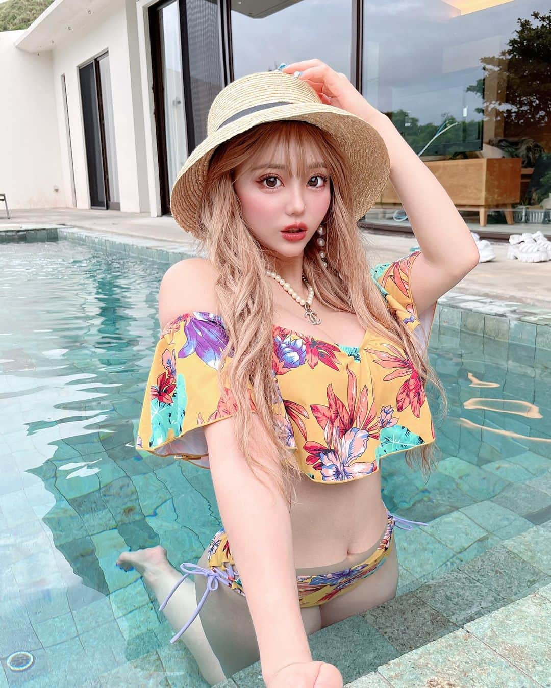 くまみゆさんのインスタグラム写真 - (くまみゆInstagram)「. . 晴れた宮古島にもう一回行きたい☀️(((o(*ﾟ▽ﾟ*)o))) . . #alency #ビキニ #水着」6月27日 18時10分 - kumamiyu.24