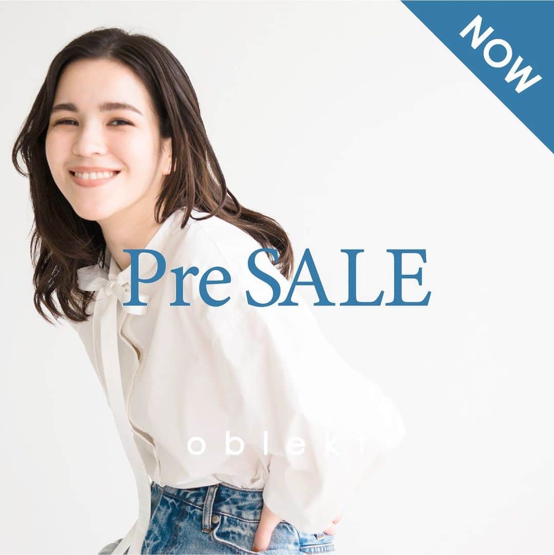 オブレクトのインスタグラム：「oblekt PreSALE 開催中！   oblekt  ALL ITEM 30%OFF！ ※予約商品は対象外     人気の高山都さんとの最新コラボアイテムを始め、今すぐ着られるアイテムが盛り沢山です✨  大人気のオーガニックコットンシアーワンピースやリサイクルコットンデニムオーバーオールも対象です！  在庫が少ないアイテムもございますので、気になる方はお早めに！   ※予約商品は対象外となります。 ※新規会員登録2,000円OFFクーポンと併用していただけます。 こちらの新規会員登録クーポンのご利用期限は 2023年6月末までとなります。 ※税込10,000円以上で送料無料です。   この機会にぜひご利用ください。   詳しくはoblekt 公式オンラインストア（Re:Circulet リサーキュレット）をご覧ください🤍  +++++++++++++++++++  #miyakotakayama #高山都 #oblekt #オブレクト」
