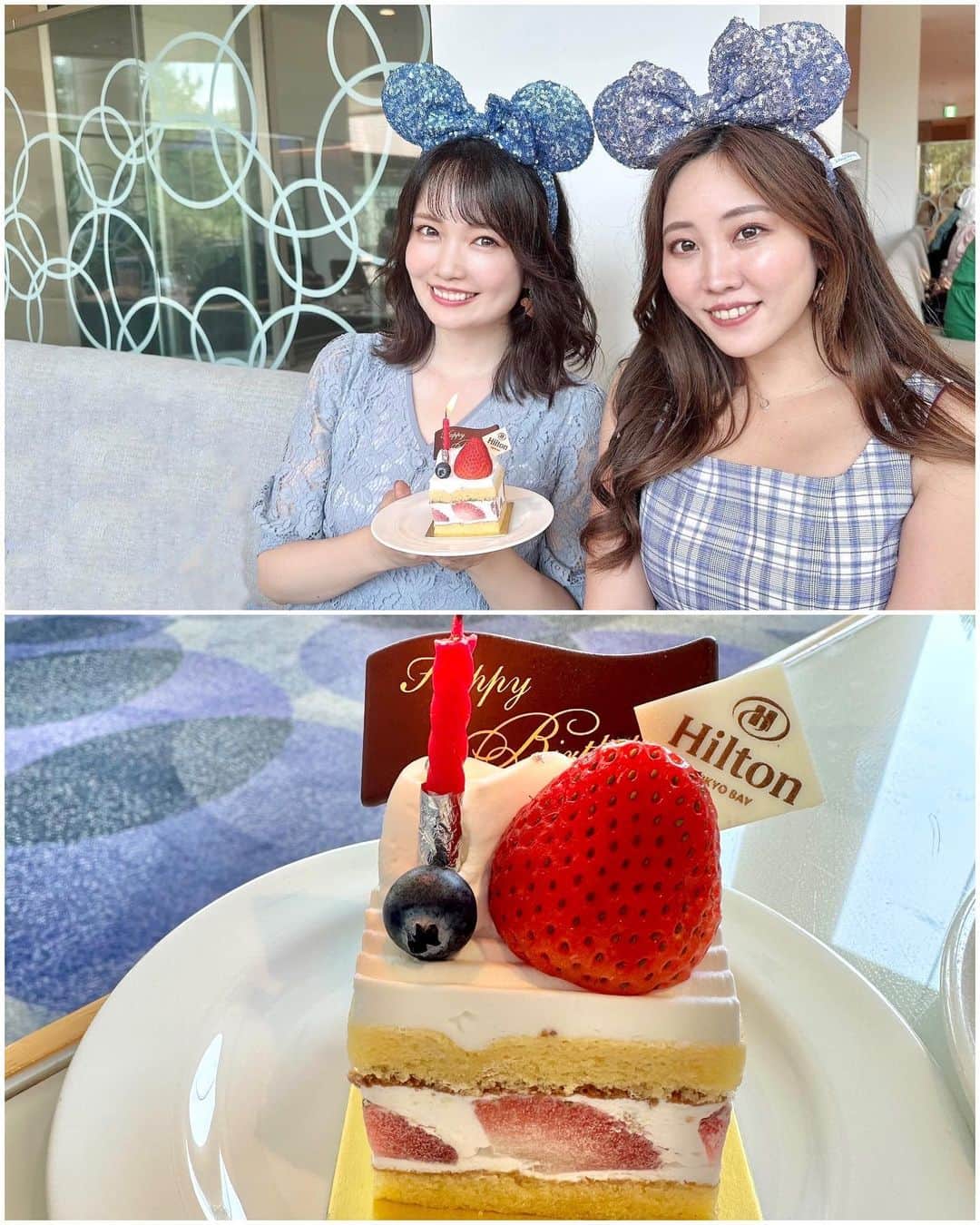 浅井麻里さんのインスタグラム写真 - (浅井麻里Instagram)「🎂誕生日ケーキ✨ヒルトン東京ベイ🎂 ⁡ 一昨日の誕生日🎉 ヒルトン東京ベイにも行ってきた♬🏨 @hiltontokyobay ⁡ いつも凝ったスイーツビュッフェが印象的な 大好きなヒルトンで、サプライズで、 ケーキでお祝いしてもらえてびっくり！😳✨ 嬉しすぎた💓🥹 ⁡ るなちゃん @runakumaa ありがとう❤️ 用意してくださったホテルスタッフさん方も ありがとうございました❤️🙏 ⁡ とっても美味しいケーキで幸せだった…❤️☺️🎂 ⁡ そしてるなちゃんがくれた誕プレの、 @maisondefleur_press の アリエルのトートバッグが可愛すぎる💕😍 ⁡ これ気になってたんだけど、大人気で売り切れ続出で💦 わたしがアリエル好きだから選んでくれたのも、 がんばって手に入れてくれたのも感激✨🧜‍♀️ ほんとにありがとーーう！！🥹💕 ⁡ ⁡ #ヒルトン東京ベイ #誕生日 #誕生日祝い #誕生日ケーキ #お祝い #バースデー #ヒルトンスイーツ #ヒルトン #ディズニーオフィシャルホテル #誕生日プレゼント #誕生日ディズニー #リトルマーメイド #アリエル #ディズニーコーデ #ハッピーバースデー #ディズニーホテル #サプライズバースデー #サプライズケーキ #サプライズ誕生日 #誕生日サプライズ #ホテルスイーツ #舞浜ホテル #hiltontokyobay #disneyofficialhotel #birthday #happybirthday #maisondefleur #メゾンドフルール #ディズニーコレクション」6月27日 18時56分 - mari_asai_625