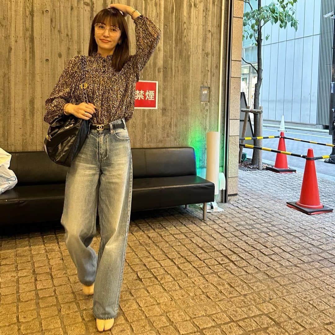 矢田亜希子さんのインスタグラム写真 - (矢田亜希子Instagram)「暑かった日 #私服#外が暑くても室内寒い#久々足袋ブーツ履いた」6月27日 19時38分 - akiko_yada