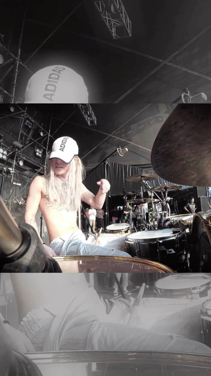 Tatsuya Amanoのインスタグラム：「Short drum cam from DPF23 ①🥁💥 ⁡ #Drums #DrumCam #sjcdrums #meinlcymbals #evansdrumheads #promarksticks #Roland #ZoomH8 #Lewitt #ドラム」