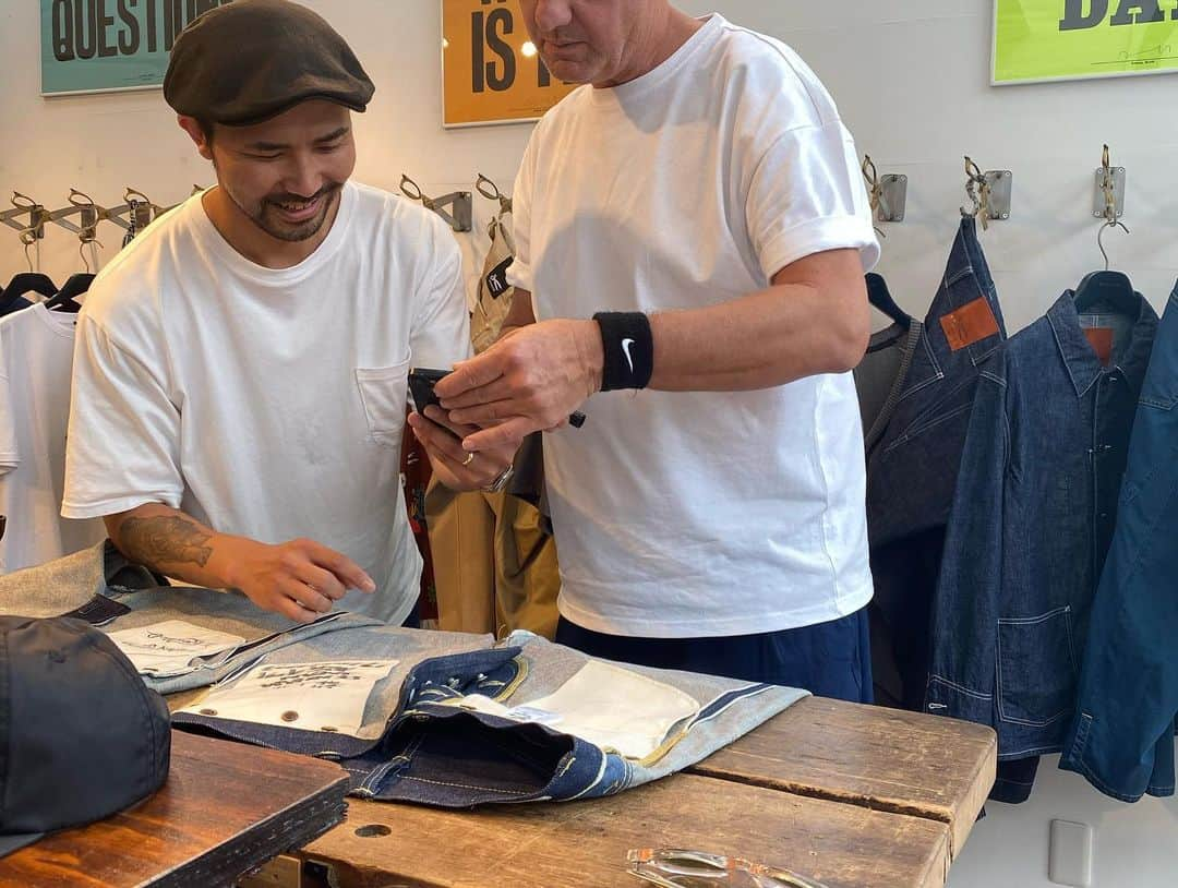 デンハムさんのインスタグラム写真 - (デンハムInstagram)「Back in Japan 🇯🇵❤️#denham #denhamjapan #denhamthejeanmaker #thetruthisinthedetails」6月27日 20時30分 - denhamthejeanmaker