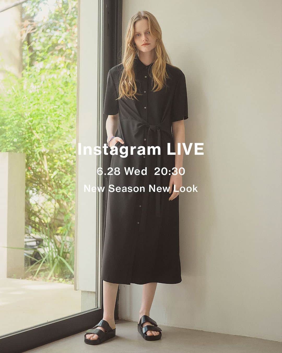 Theory luxe official account.のインスタグラム：「［Instagram LIVE］@ SHOWROOM 2023年6月28日(水) 20:30 Start  スタイリスト亀恭子さんをお迎えし、7月入荷予定の晩夏までお使いいただける新作を中心に、おすすめスタイリングをご紹介致します。  是非ご覧くださいませ。  #theoryluxe #セオリーリュクス #サマードレス #ワンピース #夏コーデ」