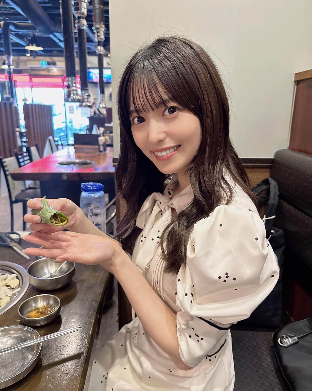 新井椎夏さんのインスタグラム写真 - (新井椎夏Instagram)「韓国料理って無限に食べれる🌶」6月27日 22時19分 - elsy_shiina