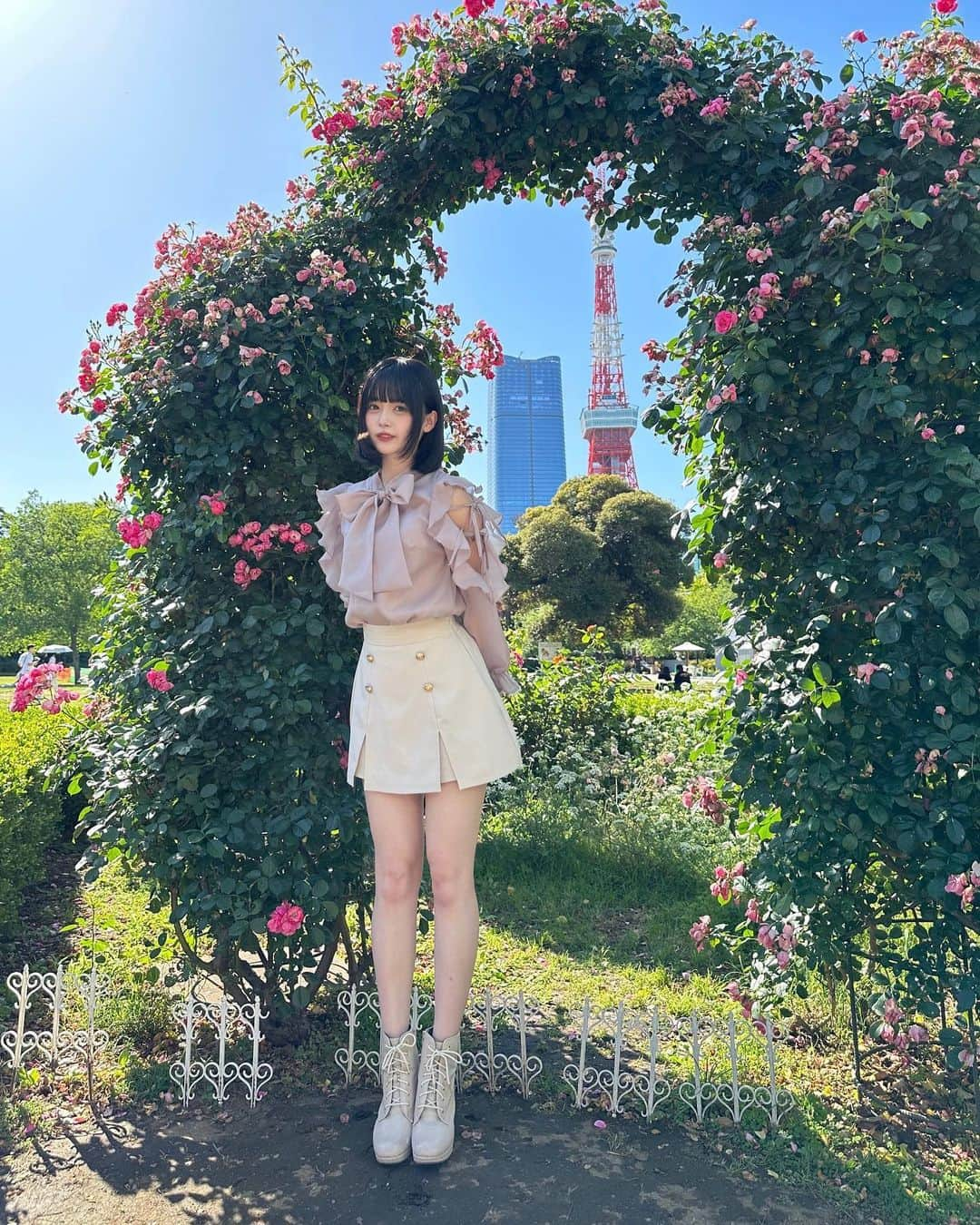 益田珠希さんのインスタグラム写真 - (益田珠希Instagram)「お気に入り写真 🌸🍃   #アイドル  #idol  #04  #大学生  #ootd  #evelyn」6月13日 15時06分 - tamaki_masuda_box