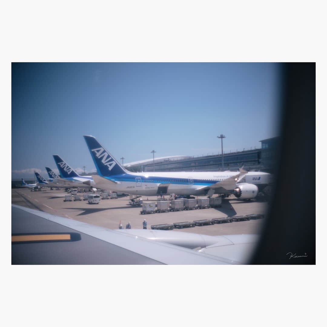 花澄のインスタグラム：「今回は 大変さわやかな出発でありました。 （那覇は雨…）  Leica M10-P summilux 35mm f1.4 2nd  #leica#leicam10p#summilux#summilux35#summilux35mm2nd#oldlens#オールドレンズ#tokyo#japan#oldlens_tokyo#花澄#kazumiphotography」