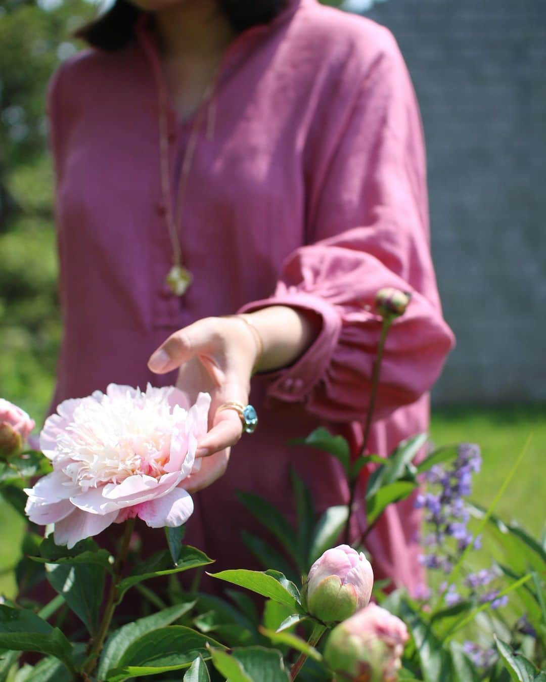 樋口智恵子さんのインスタグラム写真 - (樋口智恵子Instagram)「Love this season🩷🩷🩷Ready to the middle of summer🌿 . . . . ファームハウスの芍薬。今年もたくさんの蕾たちが夏至に向け満開になる準備万端🩷🌿この芍薬の色がとても好きで、同じような色の物を見つけると嬉しくなります💕 . . . . #hokkaido #peonies #farmhouse #芍薬 #北海道の風景 #夏至」6月13日 9時22分 - chieko_higuchi