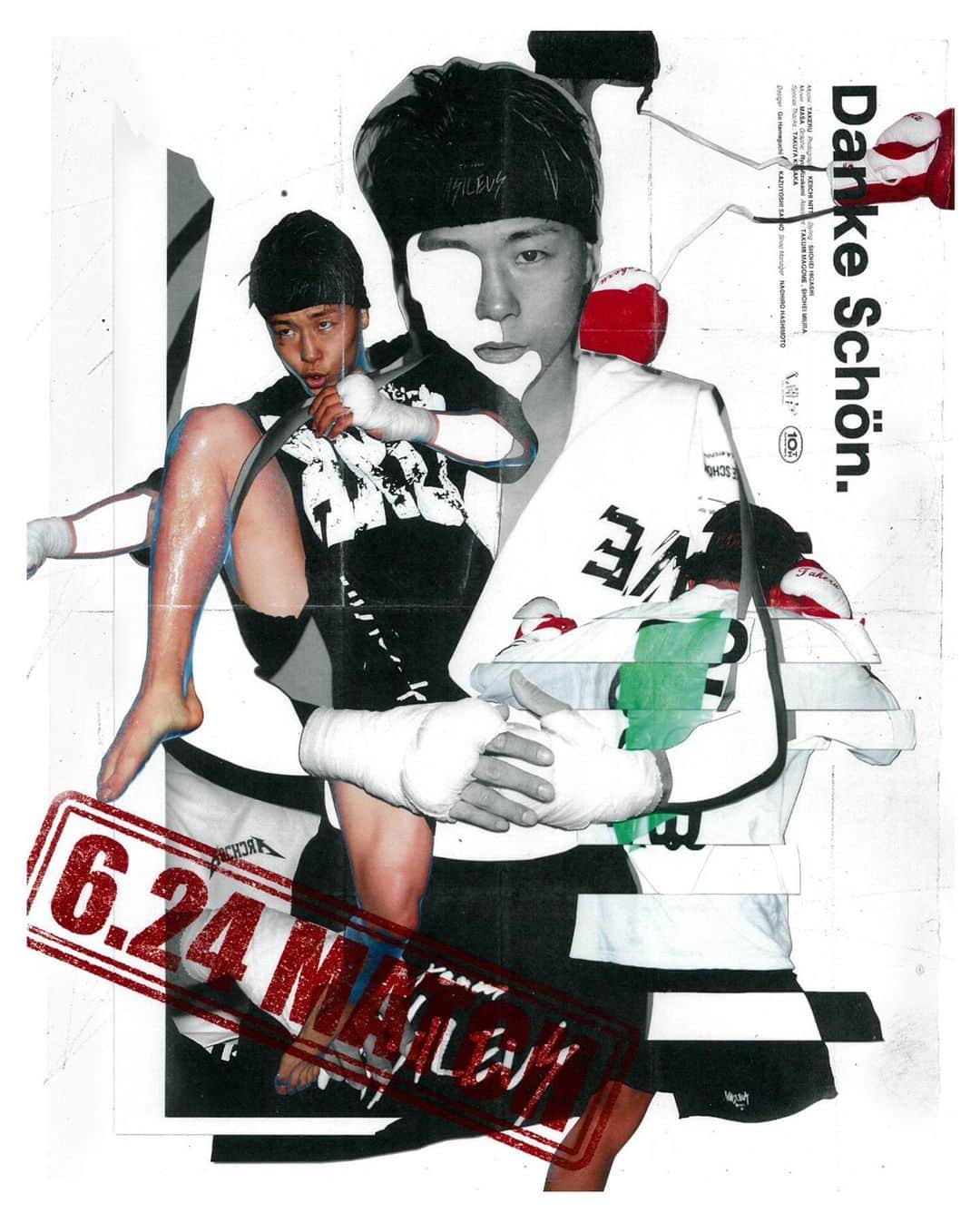 新田桂一のインスタグラム：「Danke Schön. #2  2023ss collection  "10th Anniversary"Special Item & "6/24 Match" Takeru @dankeschon_official  @k1takeru   Contact: LHP HARAJUKU 03-5474-0808  ⓒ2023 TSI Inc.UENO-SHOKAI Dept.All Rights Researved.  .  Model : @k1takeru  Photography : @keiichinitta  Movie : @masa.nori_1983  Styling : @shohei_higashi  Art Director : @m__i__z___  Assistant : @magome_takumi , @shoheimiura.jopsalou  Special Thanks : @takuyakusaka   #dankeschon  #23ss」