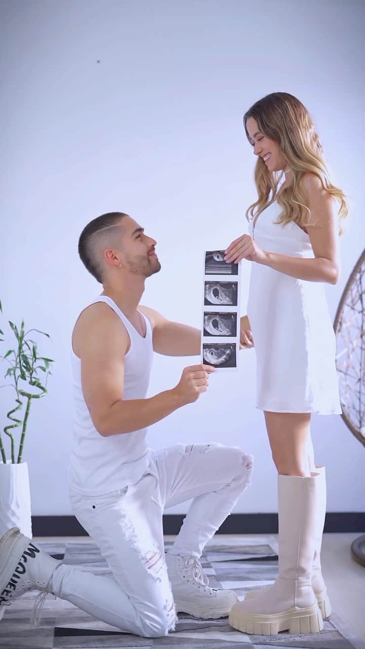 ミッチェル・オルベラのインスタグラム：「Queremos compartir con ustedes este momento tan especial e importante para nuestras vidas !! ❤️👶🏼❤️ @kevinburyoficial @michelleolverag」