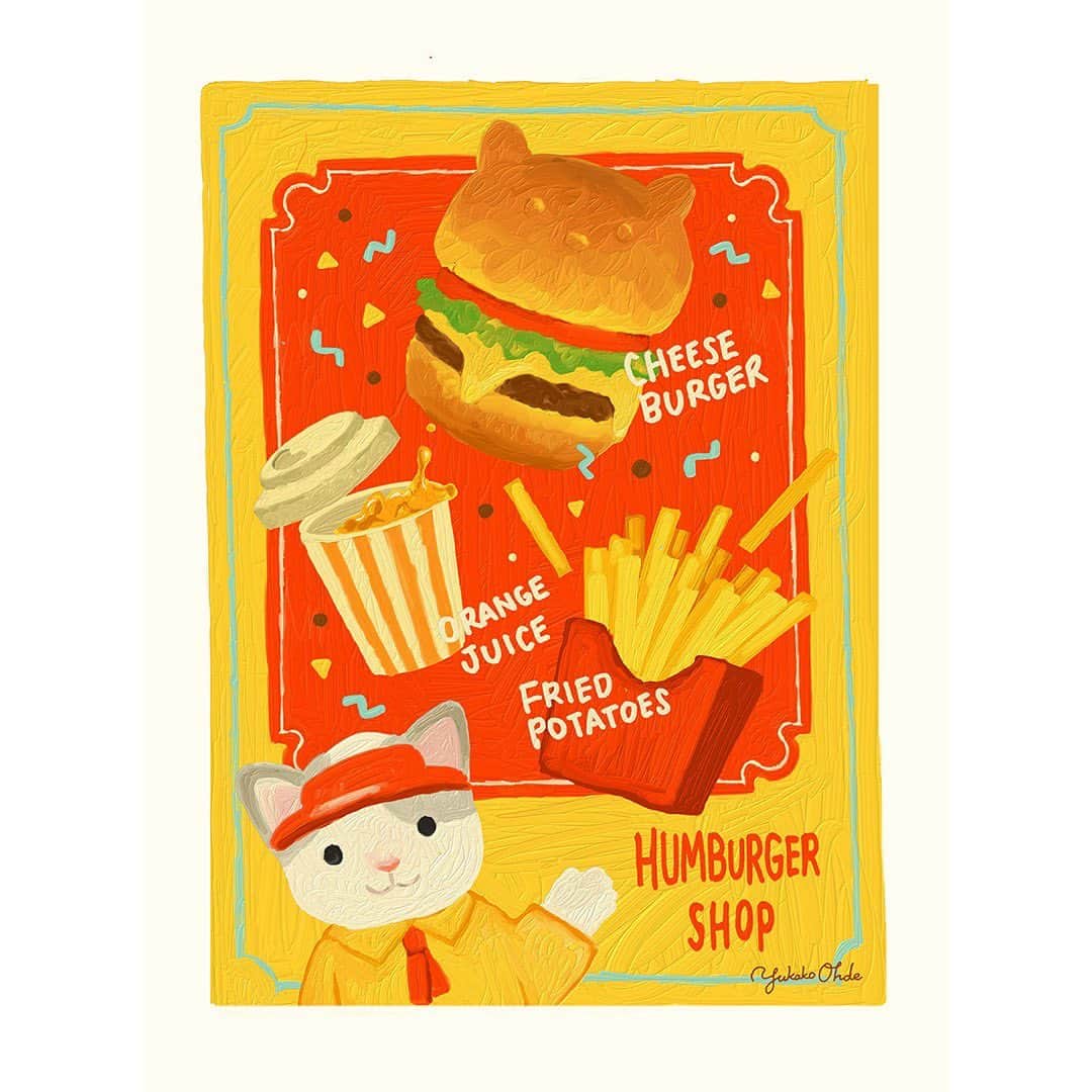 おおで ゆかこさんのインスタグラム写真 - (おおで ゆかこInstagram)「できたてハンバーガーワゴン、ビタミンカラーも可愛くてハンバーガーやポテトもおいしそう！🍔🍟 トマトの椅子にチーズのテーブルもとびきり楽しいです♪  #シルバニアファミリー #silvanianfamilies #シルバニア公式アンバサダー」6月13日 10時53分 - odeyu86