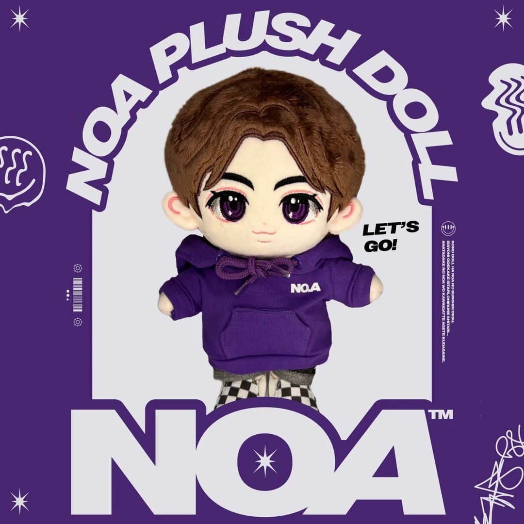 NOA（ノア）のインスタグラム：「NOA着せ替えが出来るぬいぐるみ「Plush Doll」が、本日から6月20日(火)正午12:00までオンラインショップA!SMARTで受注販売開始！  詳細はホームページへ  #NOA」