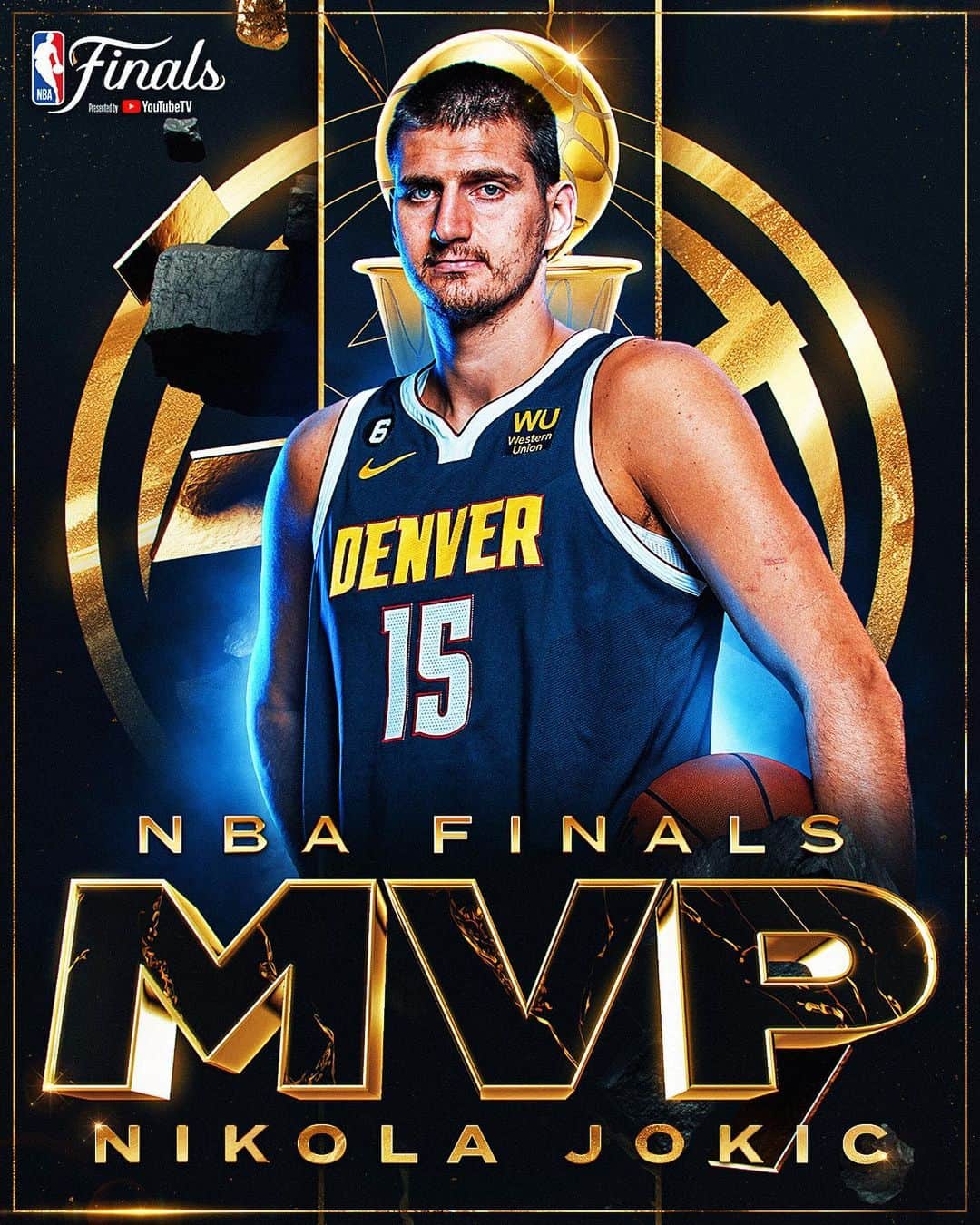 NBAさんのインスタグラム写真 - (NBAInstagram)「Nikola Jokic is the 2023 #NBAFinals MVP 🏆」6月13日 12時18分 - nba