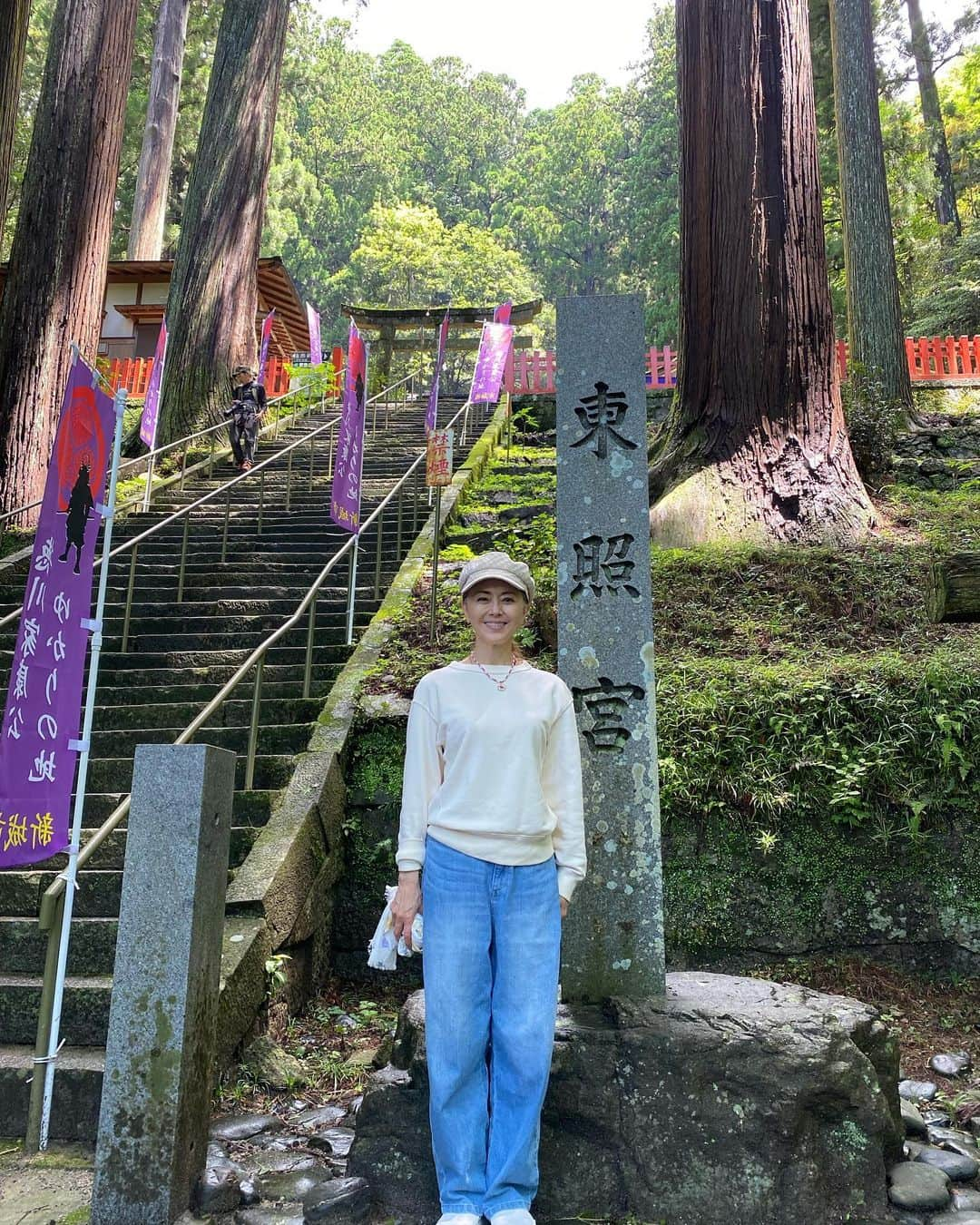 熊谷真実さんのインスタグラム写真 - (熊谷真実Instagram)「鳳来寺山に行ってきました。 ここに東照宮があったのは知りませんでした。 とても空気が澄んでいて、清々しい気持ちになりました。  #熊谷真実 #鳳来寺山 #鳳来寺山東照宮参拝  #徳川家康ゆかりの地  #新城市 #」6月13日 12時40分 - mami_kumagai310