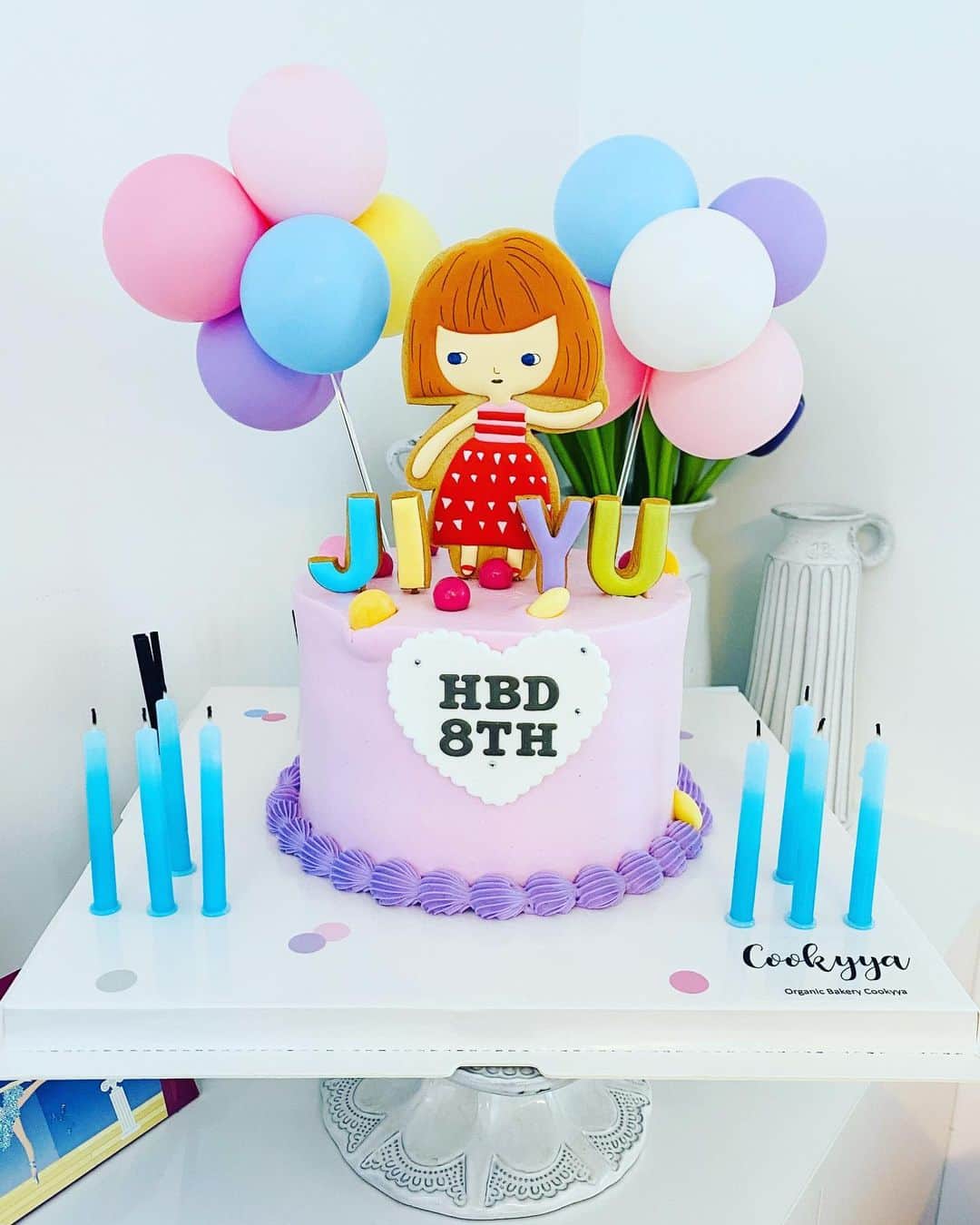 チソンのインスタグラム：「#Jiyu #지유 생일을 축하해줘서 고마워요. Thank you for celebrating Jiyu’s birthday!! ❤️❤️❤️❤️❤️❤️❤️」