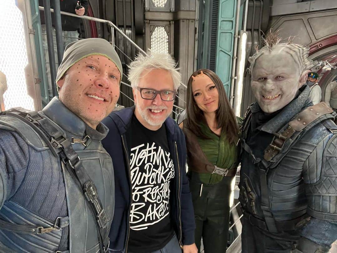 ジェームズ・ガンのインスタグラム：「I sat down with my friend  @themichaelrosenbaum   to discuss #GuardiansoftheGalaxyVol3, #DCStudios, #SupermanLegacy, and much more on the Inside of You Podcast. Link in my bio.」