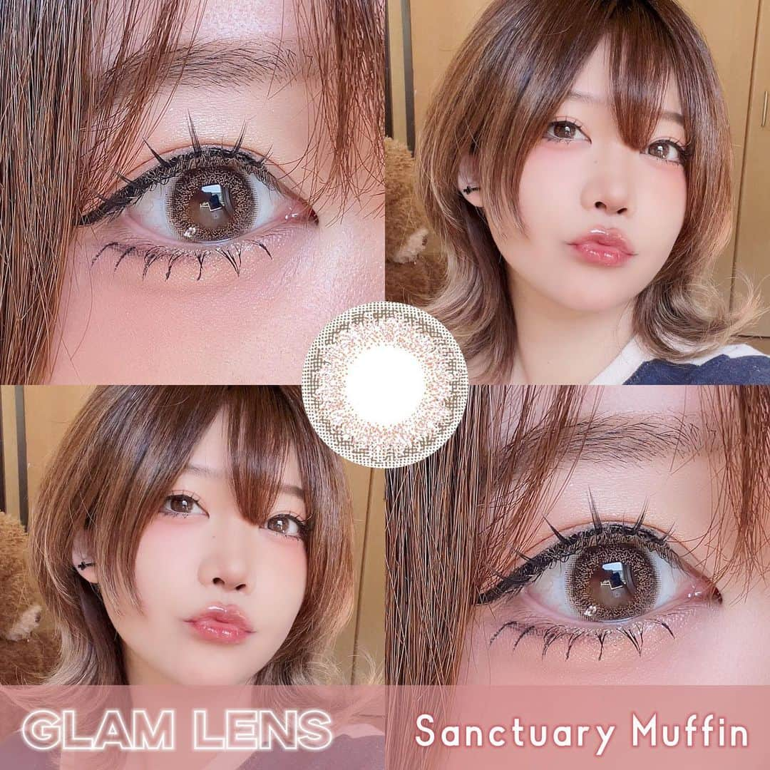 かりんのインスタグラム：「- - - - - - - - - - - - - - - - - - - - - - - - - - ⁡ ⁡ @glam_karakon  さんの ⁡ ❁シリーズ【  Sanctuary Muffin 】 ⁡ ❁⃘カラー【  アプリコット⠀】 ⁡ ❁⃘𝖽𝗂𝖺【𝟣𝟦.𝟧】 ⁡ ❁⃘𝖻𝖼【𝟪.𝟨】 ⁡ ❁⃘使用期限【𝟨ヶ月～𝟣𝟤ヶ月】 ⁡ ⁡ アプリコットカラーで 女の子らしさが上がったかんじ！ でも結構薄づきのカラーなので 自然に使いたい方向け✨ ⁡ ⁡ 𝟣年使いで3400￥なのでコスパが良い！ サイトの他の色も結構サイズが大きめなのが多いので おめめをとりあえずでっかくしたい人にオススメ ᐕ)ﾉ💗 ⁡ 投稿前にHP確認してたんだけど なんか今SALEしてるみたい！！！ 50%offのクーポンでてたよ！！！ (； ･`д･´)🙌🏽✨✨✨✨✨ ⁡ ⁡ - - - - - - - - - - - - - - - - - - - - - - - - - - ⁡ #𝖦𝖫𝖠𝖬𝖫𝖤𝖭𝖲 #グラムレンズ  #カラコン #𝖼𝗈𝗅𝗈𝗋𝖼𝗈𝗇𝗍𝖺𝖼𝗍𝗌  #カラコンレビュー  #カラコンレポ #カラコン着画  #カラコン通販 #高発色カラコン #𝖯𝖱 ⁡ #ブラウンカラコン」