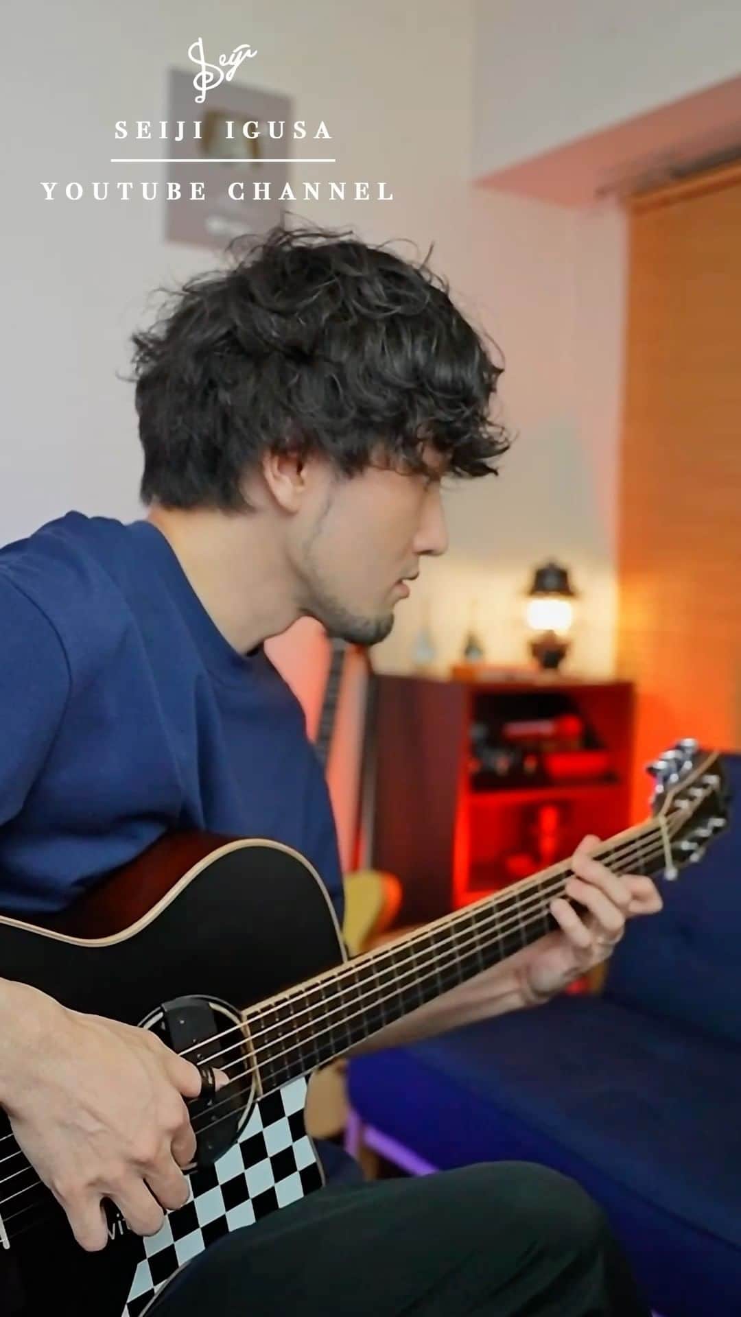 のインスタグラム：「Thumb Pick  #guitar #acousticguitar #fingerstyle   🎼 TAB (PDF) 👉 https://seijiigusa.gumroad.com/  🎧 Spotify / Apple Music scarlet - Seiji Igusa album "short stories"」