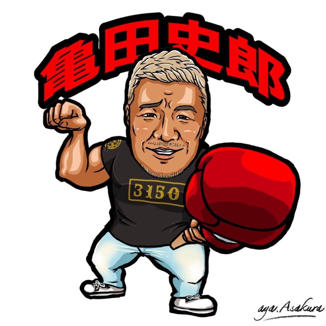 亀田史郎さんのインスタグラム写真 - (亀田史郎Instagram)「かなりクオリティーが高く めちゃくちゃ似すぎてお気に入り！ このバージョンのキラシール作成しようかな？🤔  @aya.asakura00  3150な絵を描いてくださり ありがとうございます🙏  #似顔絵 #亀田史郎」6月14日 0時27分 - kameda033