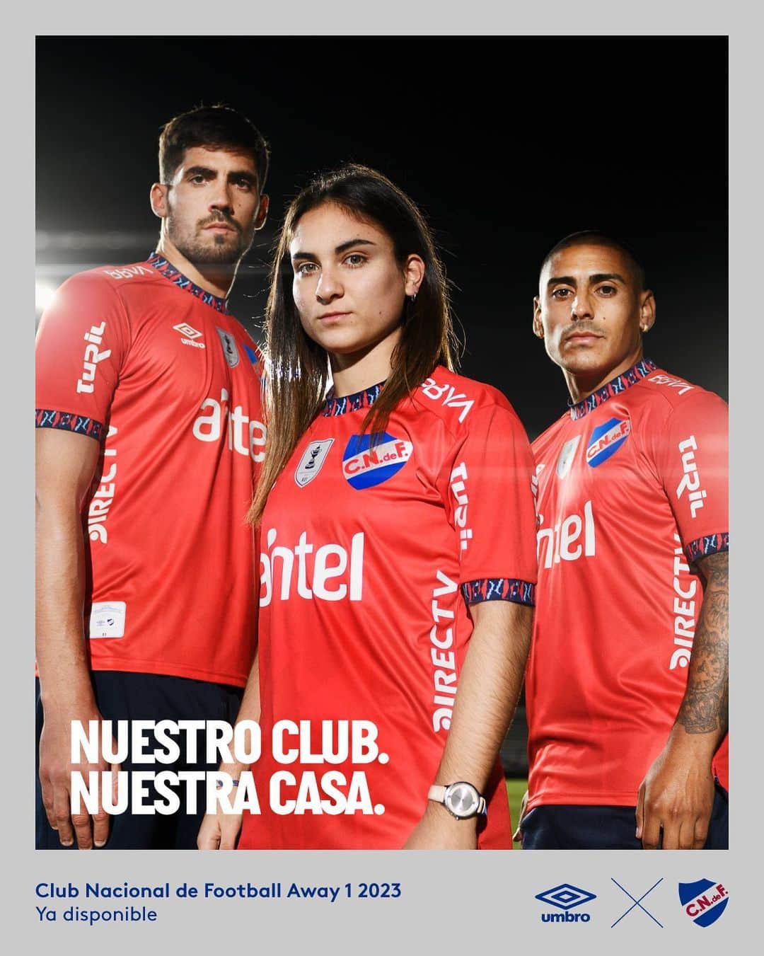 のインスタグラム：「Our Club. Our Home.   The @Nacional 2023 Away Jersey. Worn with pride by the fans.  #umbro #elclubgigante #thisisourgame」