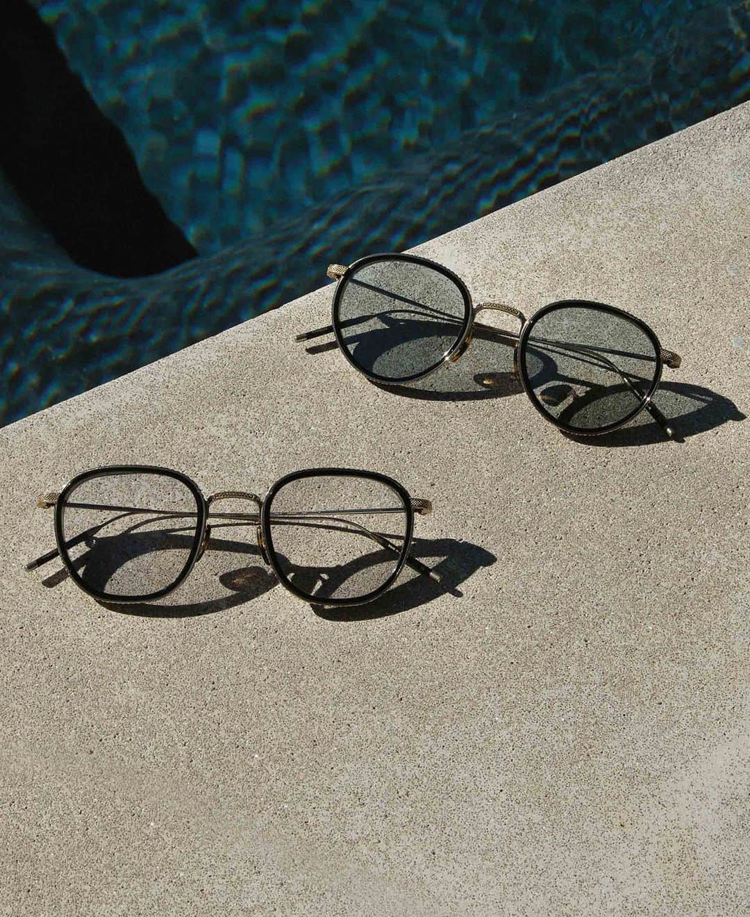 オリバーピープルズのインスタグラム：「With unparalleled attention to detail, TK-8 and TK-9 embody the exceptional standards of Japanese craftsmanship. Available in clear and lightly washed lenses.」