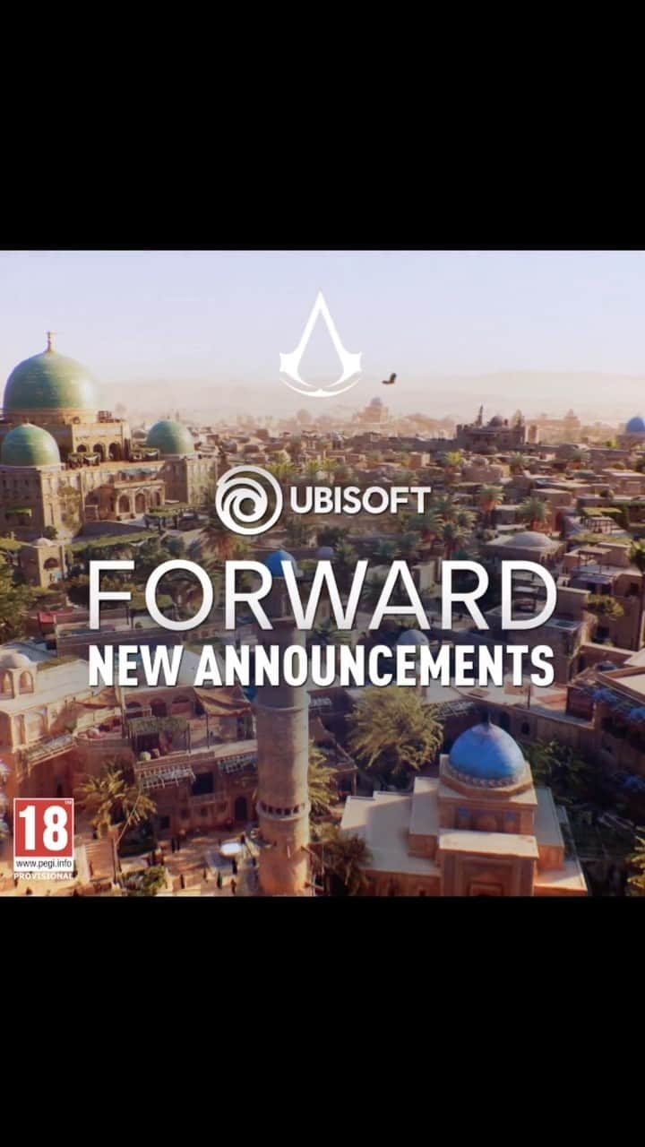 アサシン クリードのインスタグラム：「Catch up on all recent #AssassinsCreed announcements in this #UbiForward recap video.」