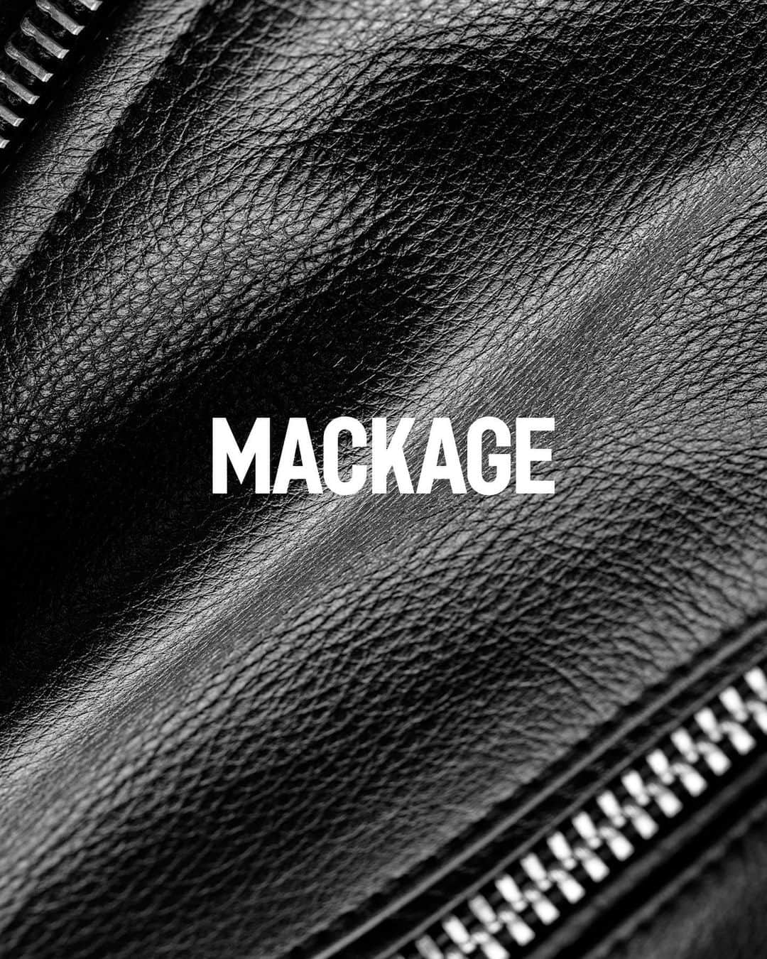 マッカージュのインスタグラム：「ICONIC LEATHER   Responsible. Refined. Unparalleled versatility. Discover biker-inspired jackets crafted from supple leather in sculptural silhouettes.   More on MACKAGE.COM   #MACKAGE #MONDEMACKAGE」