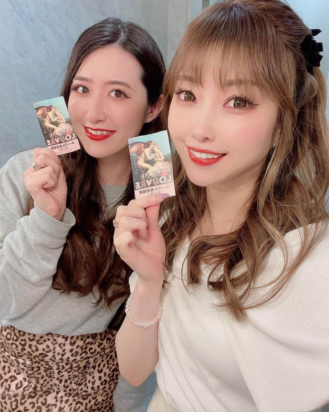 Rieのインスタグラム：「. 💘💘💘 ・ LOUVRE美術館展👼 美しかった🖼️ ・ ・ ・ #新国立美術館 #ルーヴル美術館展」