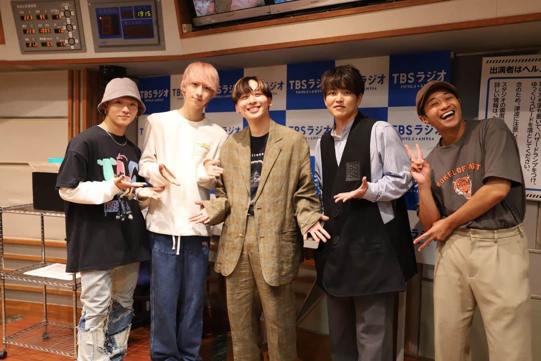 のインスタグラム：「オンエア写真集(2023/6/12) #utamaru #工藤大輝 #DaiCE #宇多丸 #宇多丸休み #熊崎風斗 #佐々木クリス #バスケットボール #NBA #Bリーグ #OCTPATH #四谷真佑 #古瀬直輝 #DAPUMP #KENZO #シットキングス #shoji #TBSラジオ #アフター6ジャンクション#ラジオ #radiko #TBSラジオ #アフター6ジャンクション #ラジオ #tbsradio」