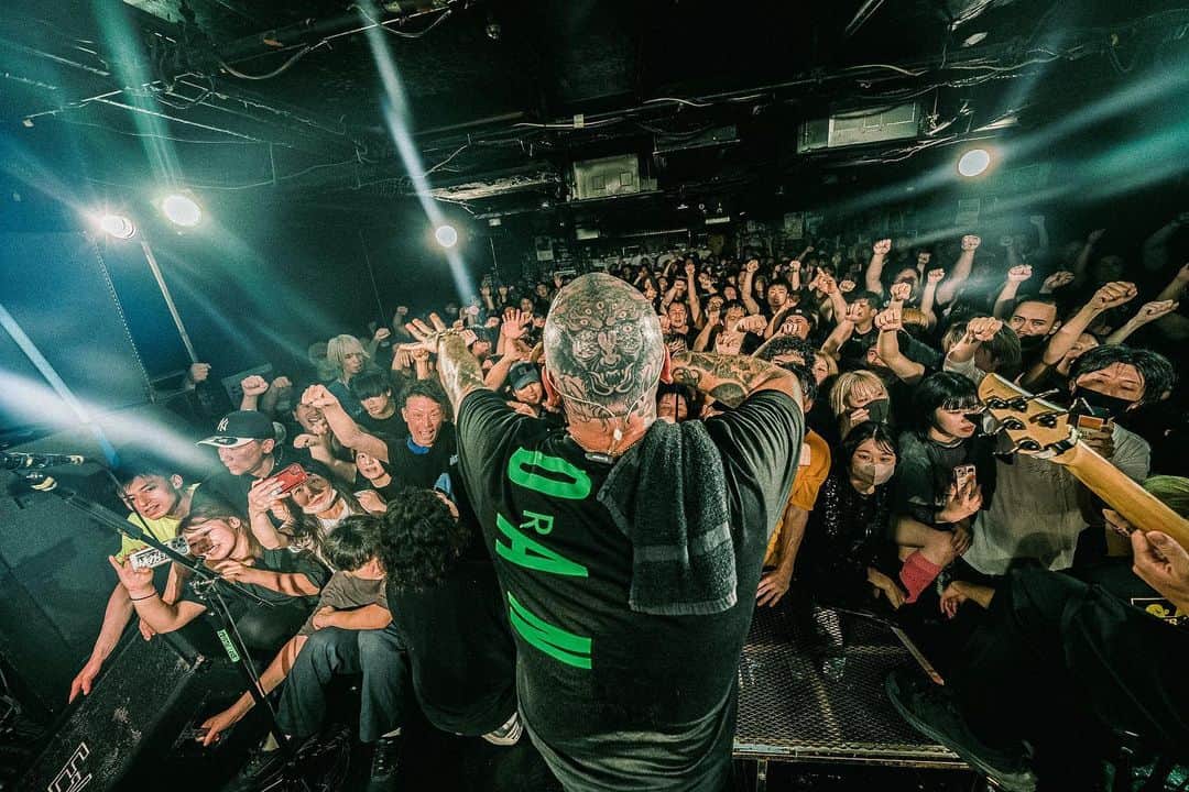 Crystal Lakeのインスタグラム：「Ankh Eastern Japan tour 2023  Day 4 2023.6.11 at 横浜FAD  photo: @seijiro243  #CrystalLake #AnkhTour2023 #SHADOWS #Prompts」