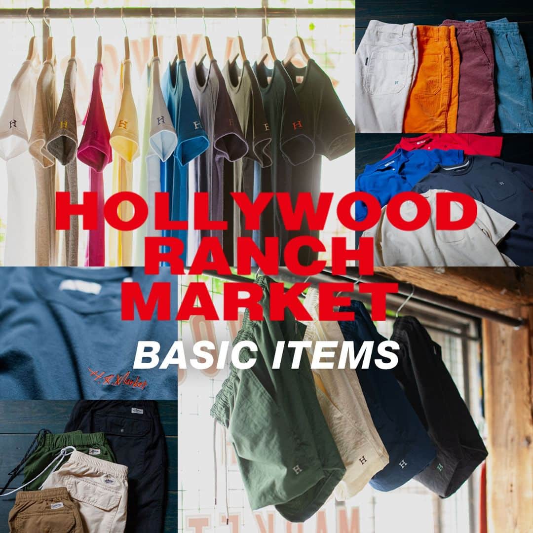 ハリウッドランチマーケットのインスタグラム：「HOLLYWOOD RANCH MARKETのオリジナルアイテムの中でも、長く支持され続けている定番のアイテムをピックアップしました。  詳細は @seilin_official ストーリーズハイライト"FEATURE" または、SEILIN ONLINE SHOPよりご覧いただけます。 https://www.hrm-eshop.com/shop/pg/1hrm-basic-items/  ------------------------------- (Dear international customers) We offer international shipments. Please visit SEILIN ONLINE SHOP to make purchases. -------------------------------  #hollywoodranchmaket #ハリウッドランチマーケット #聖林公司 #seilin  #定番アイテム #basicitems」