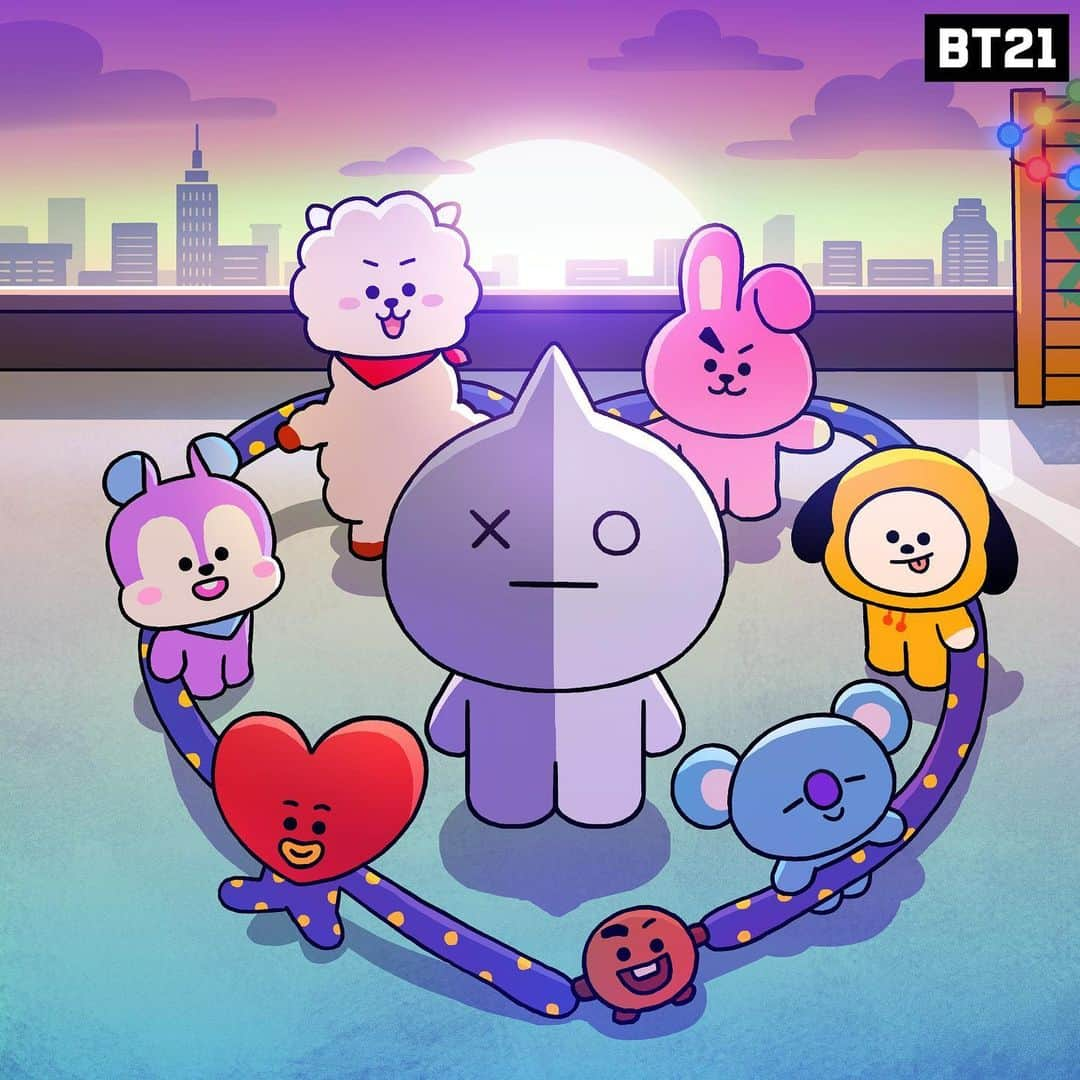 BT21 Stars of tomorrow, UNIVERSTAR!のインスタグラム