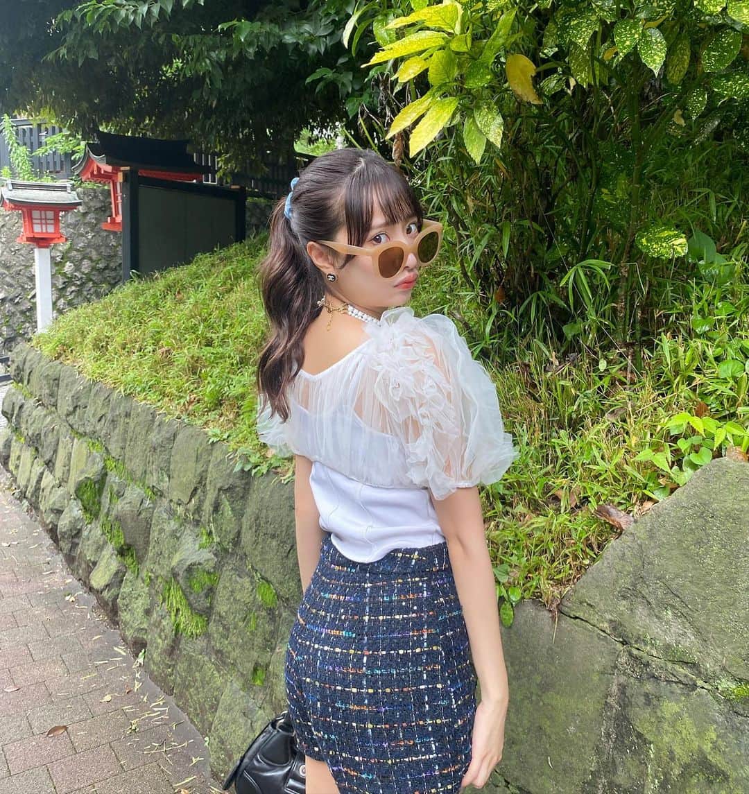 藤川らるむのインスタグラム：「ポニーテール」