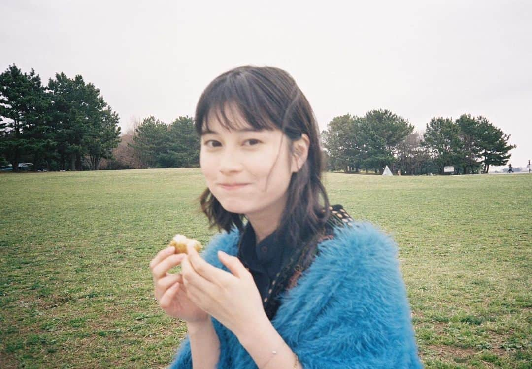 大久保桜子のインスタグラム：「焼きおにぎり美味しかった🍙 #オオカミちゃんには騙されない」