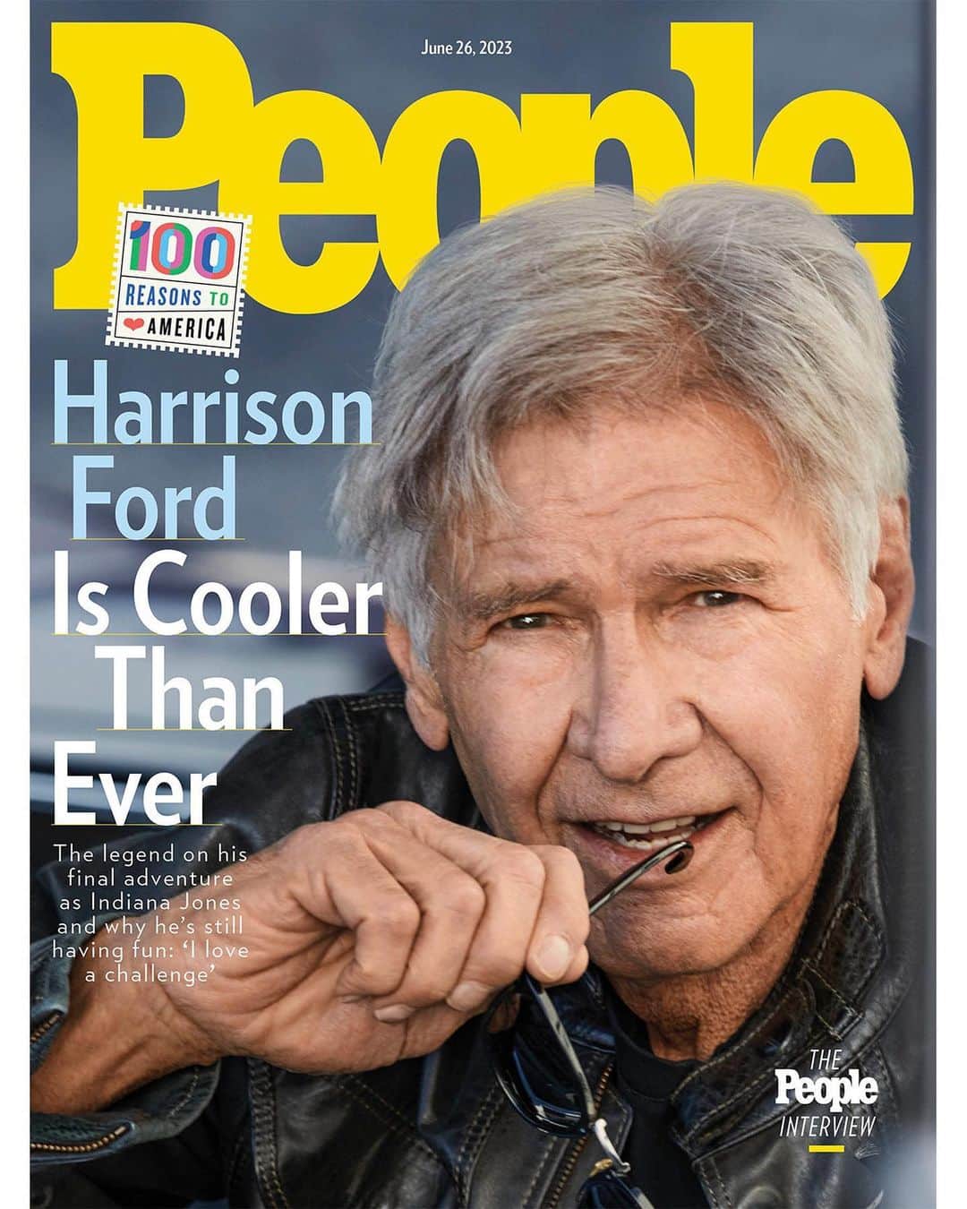 People Magazineさんのインスタグラム写真 - (People MagazineInstagram)「When Harrison Ford picks up the fedora and whip for the last time in Indiana Jones and the Dial of Destiny, he returns to a role that helped make him a legend. But truth be told, Ford didn’t set out to be a Hollywood superstar. Or famous at all.  “I never thought that I would be a leading man,” he tells PEOPLE in this week’s cover story. Fate—and fans—had other plans, of course.  Over an unparalleled five-decade career, the dry-witted Chicago native has carried films, including the epic Star Wars and Indiana Jones franchises, that have grossed nearly $10 billion worldwide. And Ford, who turns 81 in July, has lost none of his love of the game. “I probably enjoy making movies more now than I ever did,” he says. Pick up the issue on newsstands Friday, and tap the bio link for the full story. | 📷: @alexilubomirski」6月13日 21時14分 - people