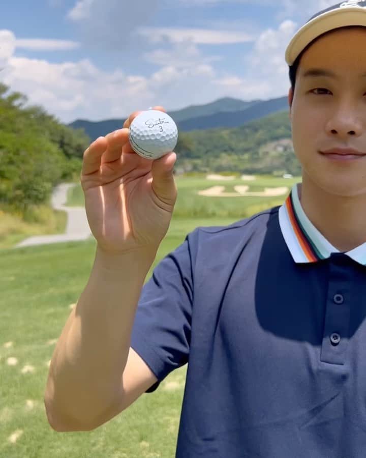 Lee Si-gangのインスタグラム：「오늘도 굿샷이었다🙌🎶  #세인트나인볼 좋아요💚 @saintnine_golf  @callawayapparel_korea  #골프#골프스타그램#golf#ゴルフ  今日も楽しかったぞ🙌🎶」