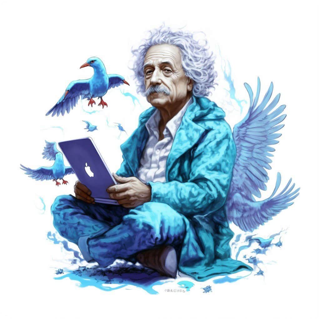 アルベルト・アインシュタインのインスタグラム：「Long before the word “tweet” was associated with anything other than birds, Einstein’s career was nearly derailed by an early form of the disinformation now ubiquitous on social media. Read about it @nytimes > tinyurl.com/yc8hdfy8」