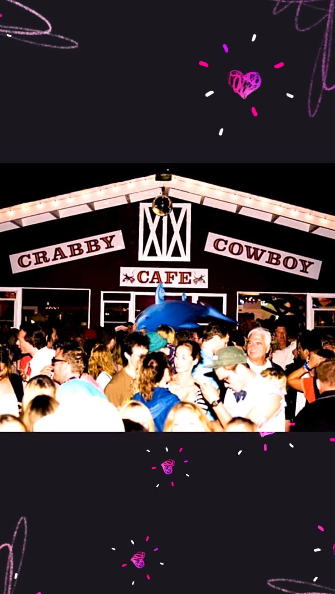 ベン・ワッツのインスタグラム：「Rip “Ricks crabby cowboy cafe”  many already know the Thursday before Memorial Day weekend the legendary montauk venue burnt to the ground .  For many years it Woz the home of SHARKATTACK the legendary montauk parties and first raves to come to the deep east end .  Big up all that came out on those barmy nites and danced till the sunrise.  Look forward to seeing wot becomes of where Ricks once Woz .  #happysummer #sharkattacksounds #sharkattck  #benwatts #rave #montauk #rickscrabbycowboycafe #montauk」