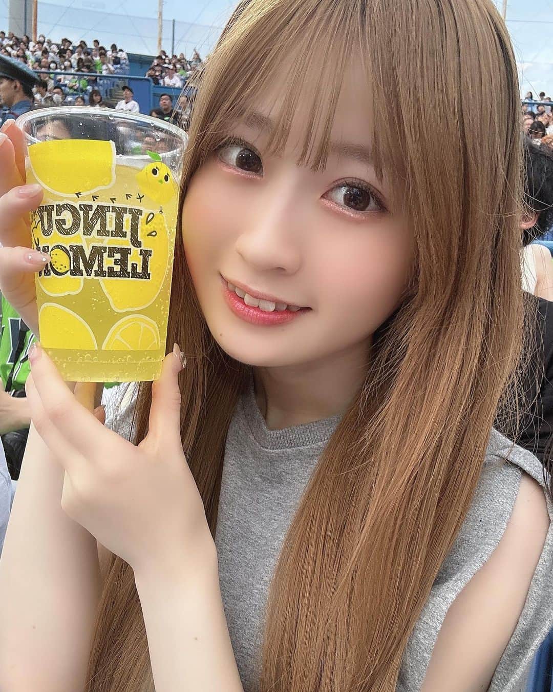 佐野心音のインスタグラム：「野球観戦デート⚾️」