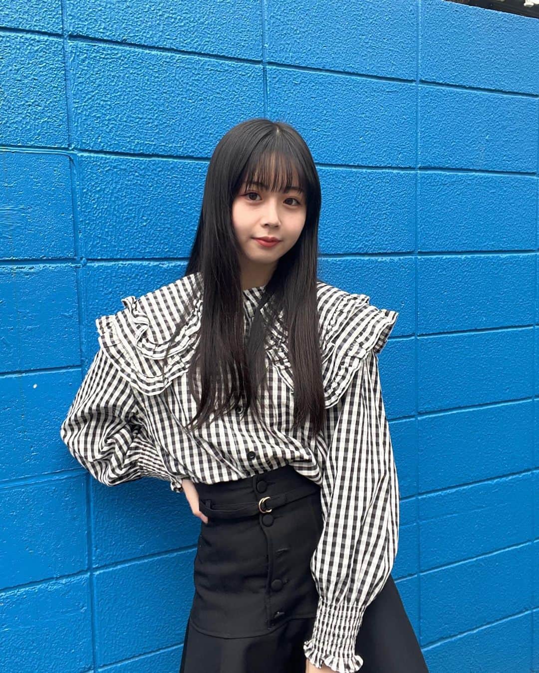 りなさんのインスタグラム写真 (りなInstagram)「💙🐳💎 Popteen Popteen専属モデル PureGi ぷれっぢ アイドル 黒髪 ガーリー」6月13日 22