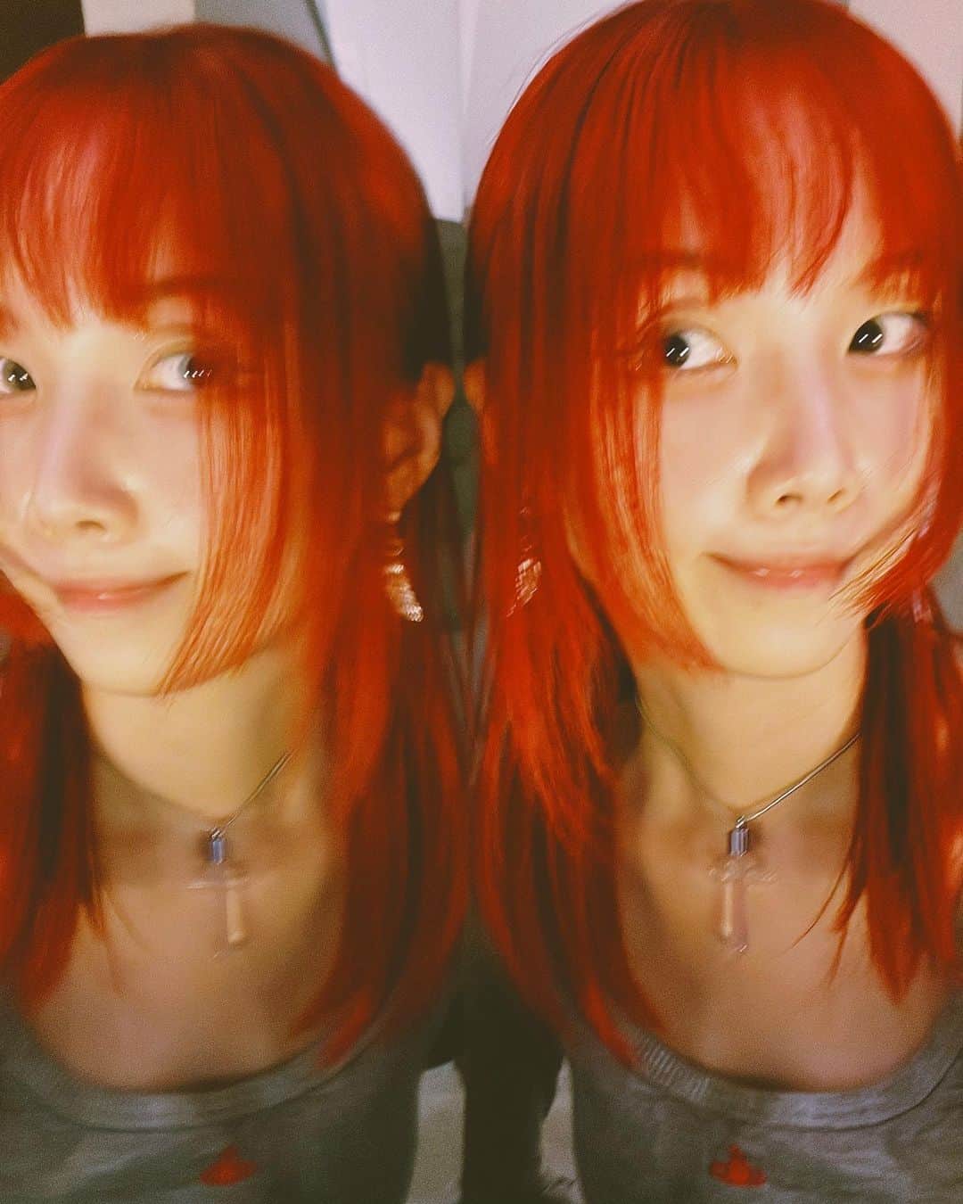 si ouxさんのインスタグラム写真 - (si ouxInstagram)「赤髪大復活！同時に梅雨の湿気に負けないよう酸熱ストレートトリートメントも。 早速雨の日もへっちゃらでめちゃくちゃ嬉しい！そして生え際まで赤くて気分あがる。 本当いつもありがとう！ @kogure_tomohiro @bloc_japon」6月13日 22時45分 - si_oux