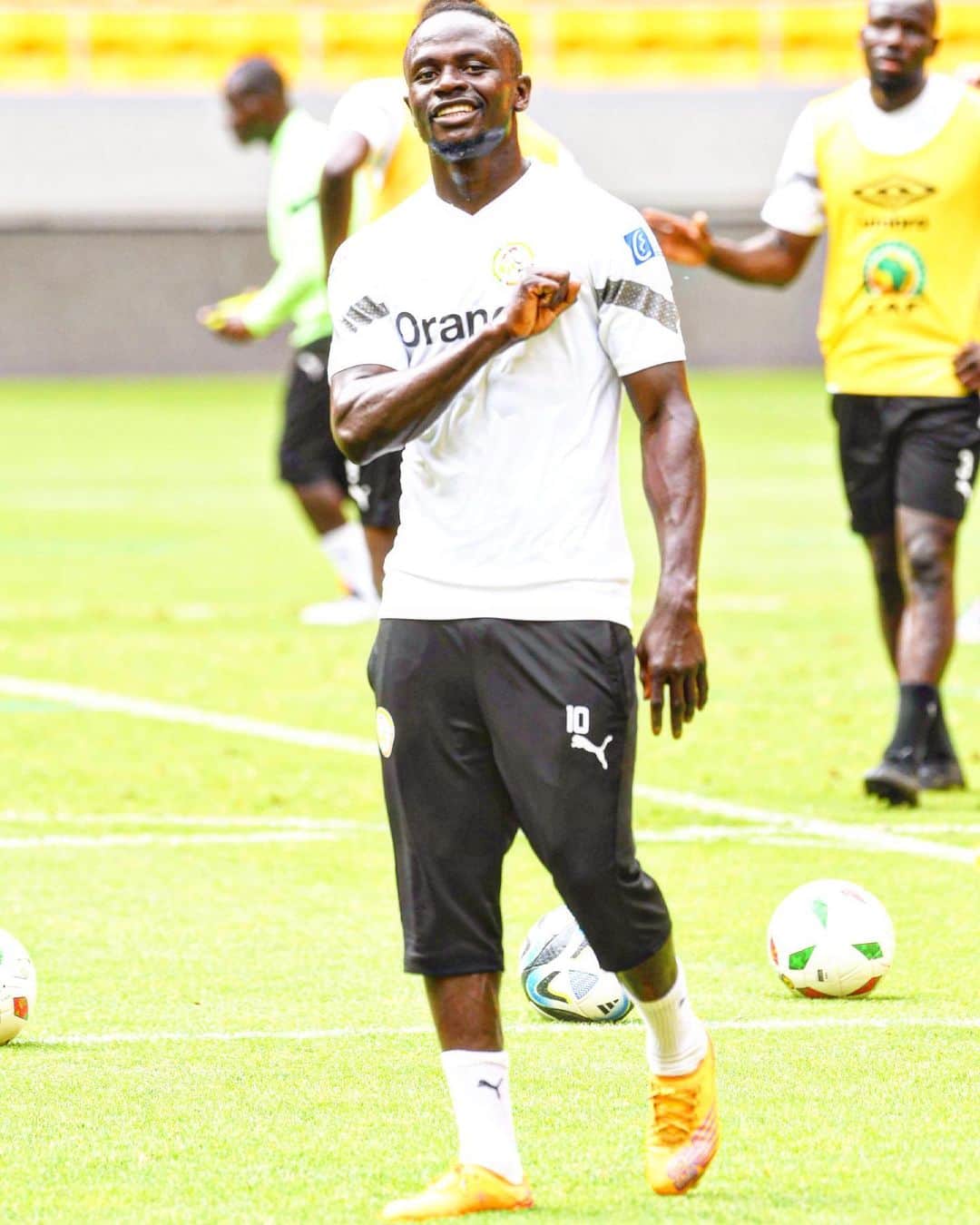 のインスタグラム：「🇸🇳🦁⚽️」