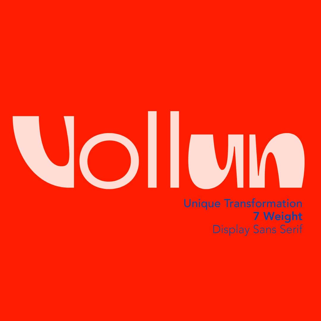 myfontsのインスタグラム：「Whether you're working on a branding, editorial, or any other graphic project, ZT Vollun by Khaiuns is the perfect choice for a modern, elegant look or any design vibe you can get your hands on. Explore on MyFonts 🌟」