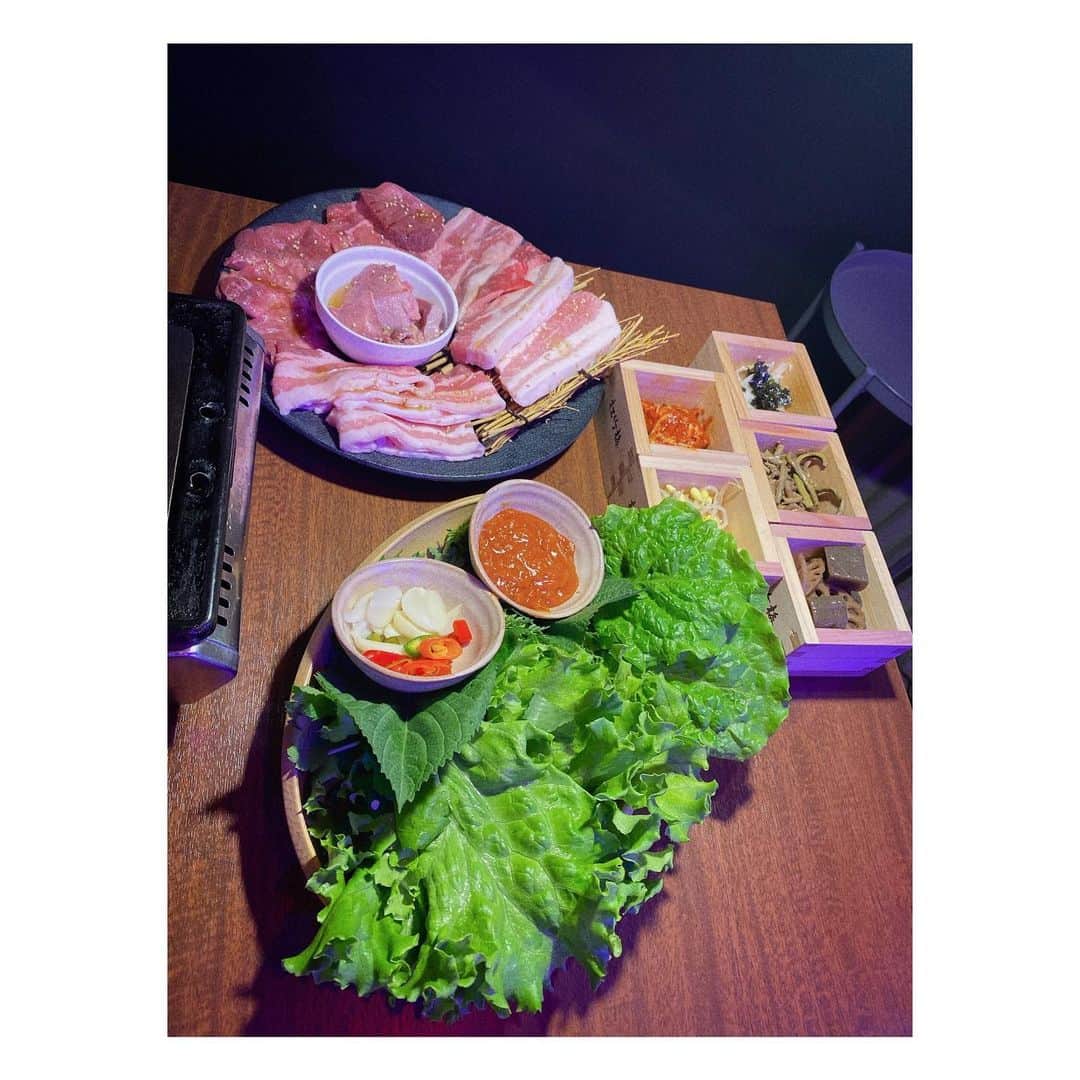 滝口成美さんのインスタグラム写真 - (滝口成美Instagram)「・ ・ 新大久保にある  韓国料理・サムギョプサル専門店の #コギダ29 へ🍖  コースの品数も多いけど、 量もボリューミーで大好きなタンも 肉厚で美味しかったし、大満足なコース☺️ 連れてってくれた みさみさありがとう🥹🫶🏻  #韓国料理#サムギョプサル #新大久保#韓国グルメ #新大久保ランチ」6月13日 23時04分 - naruxx93