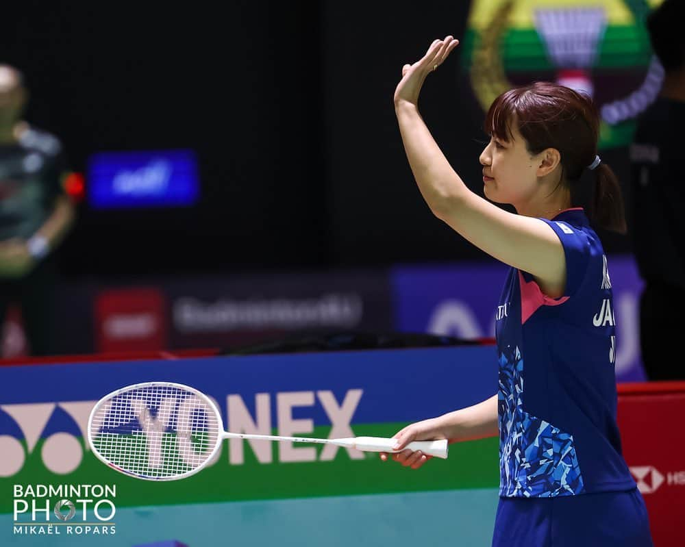 奥原希望のインスタグラム：「. . .  I'll be back.  I was only a few minutes on court. But I enjoyed playing in special Istora senayan arena. . . .   #badminton #nozomiokuhara #okuharanozomi  #indonesiaopensuper1000 #奥原希望」