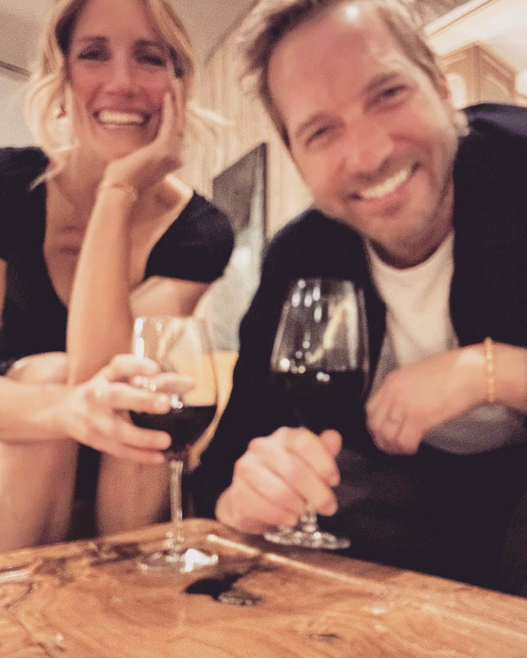 ライアン・ハンセンのインスタグラム：「Yesterday Amy and I celebrated 19YEARS of marriage!!  You are my favorite person on the planet. I love you so much!! And I really really like you. 🥂  Slide 2 was our honeymoon. 19 and 22. Babies.」