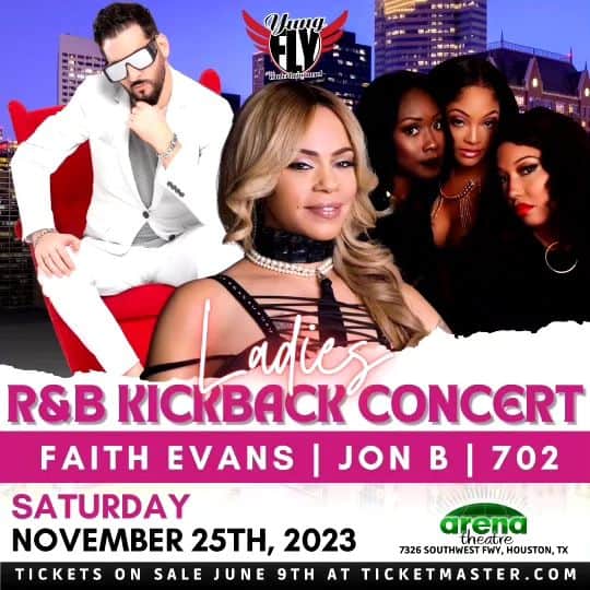 フェイス・エヴァンスのインスタグラム：「💥 H-TOWN 💥  I'm headed your way with @official702 & @officialjonb! Come through!  11/25 at the @arenatheatre  Save the date & get your tix NOW at Ticketmaster.com!」