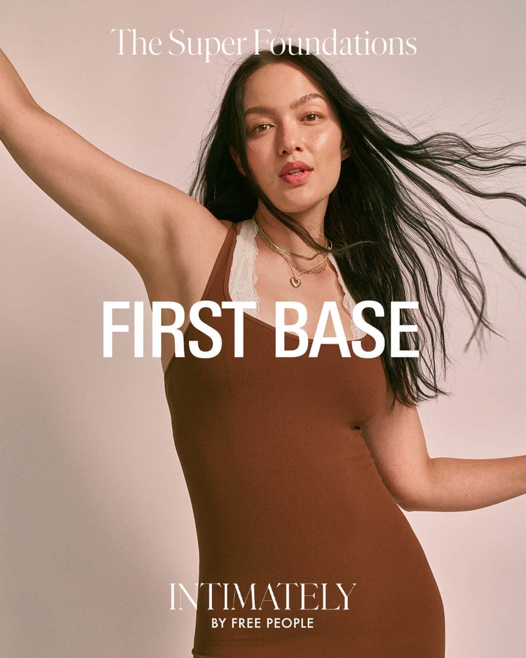 freepeopleのインスタグラム：「Intimately by Free People. Link in bio to shop your new favorite super foundations.」